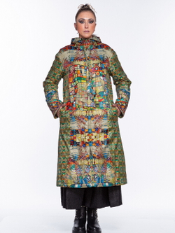 Пальто "Витраж", по мотивам живописи Тани МакКабе