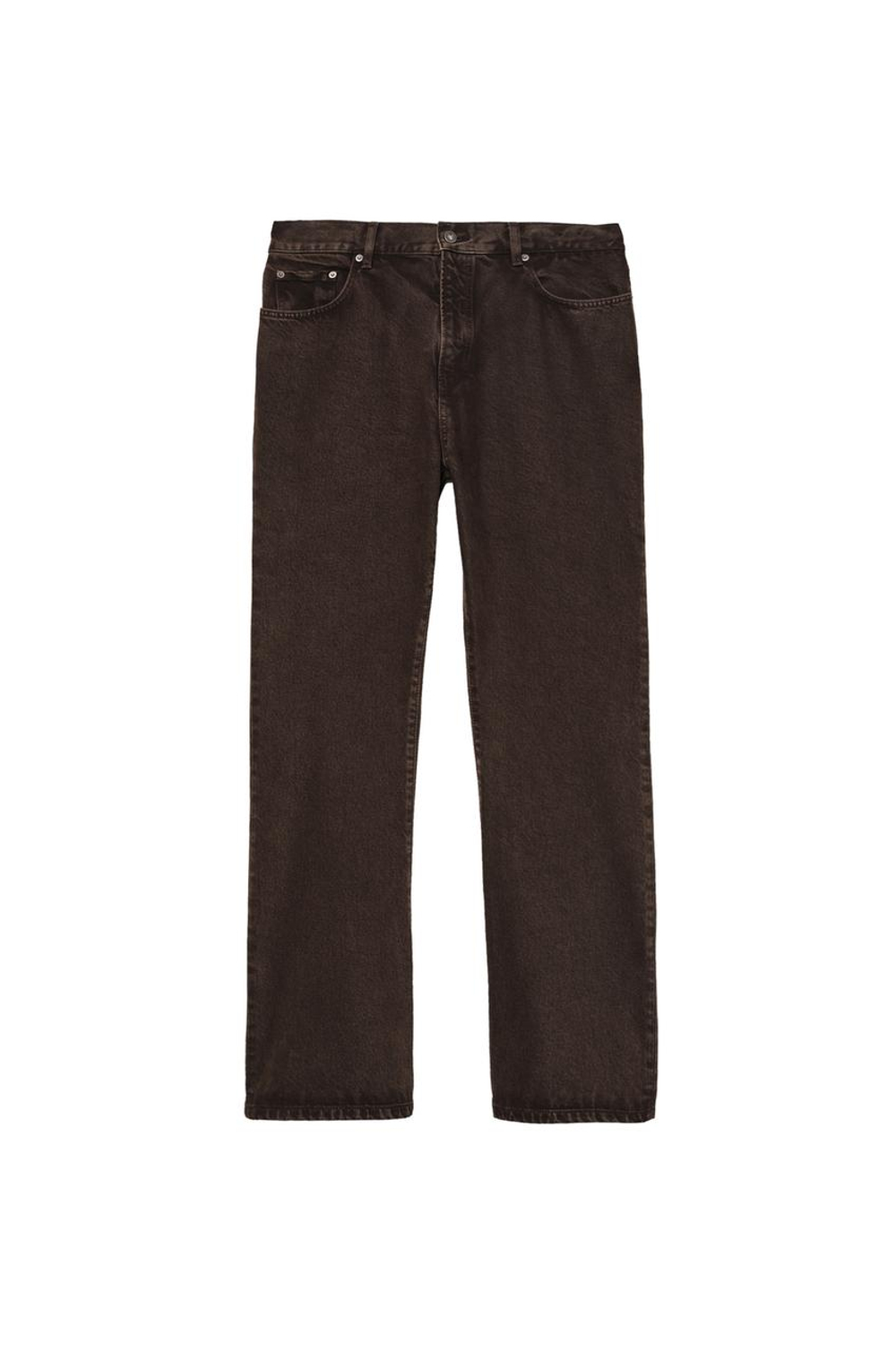 ZARA X BENITO ANTONIO ДЖИНСЫ FLARE FIT, КОРИЧНЕВЫЙ