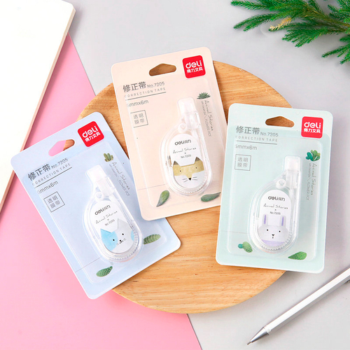 Корректирующая лента Deli "Animals"