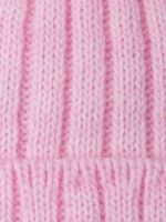 Шапка зимняя детская с помпонами и манишка