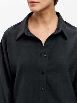 Черная рубашка Микадо
