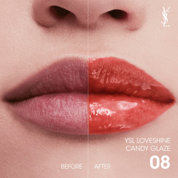 Yves Saint Laurent Loveshine Candy Glaze - Увлажняющий блеск для губ, 3,2 g