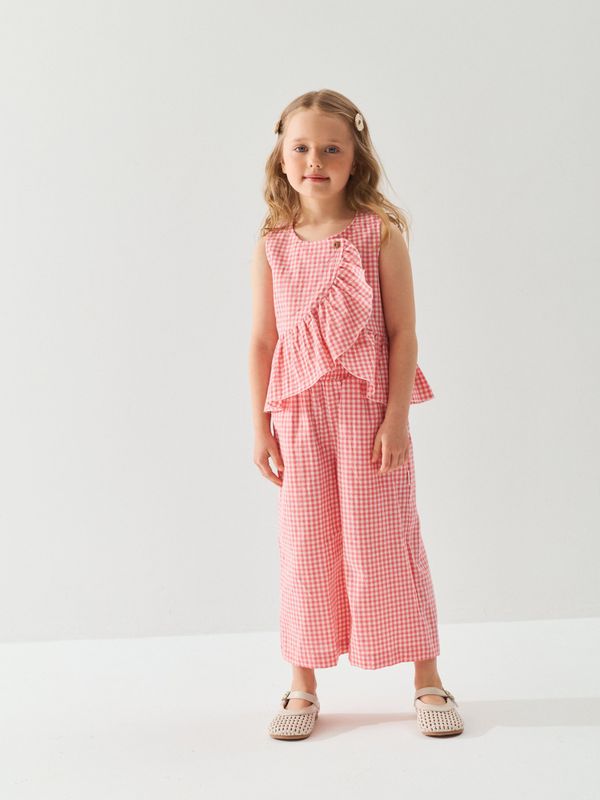 Брюки кюлоты хлопковые 