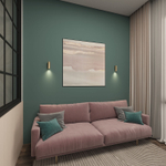 DK5021-SG Настенный светильник, IP20, до 15 Вт, LED, GU10, матовое золото, алюминий