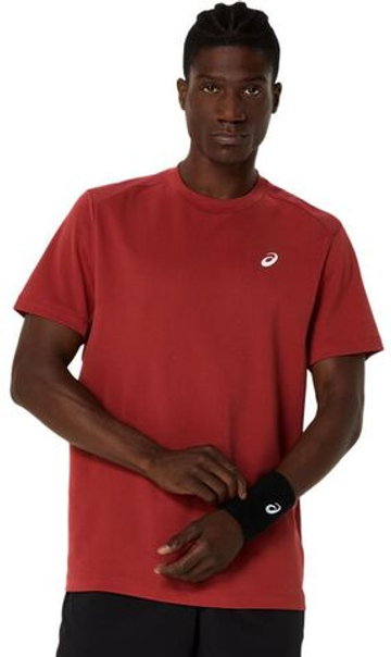 Мужская теннисная футболка Asics Court Short Sleeve - Коричневый
