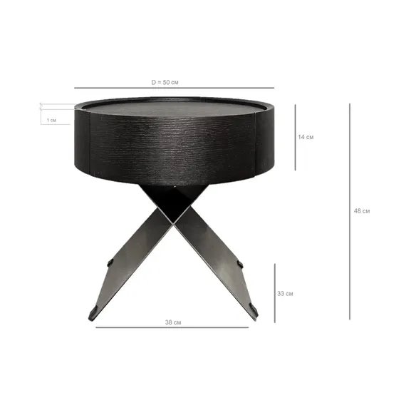 Прикроватная тумбочка Fiero венге