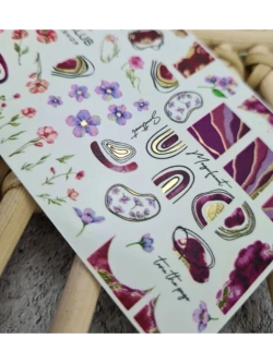 Lucky Rose Слайдеры наклейки для ногтей Foil 114