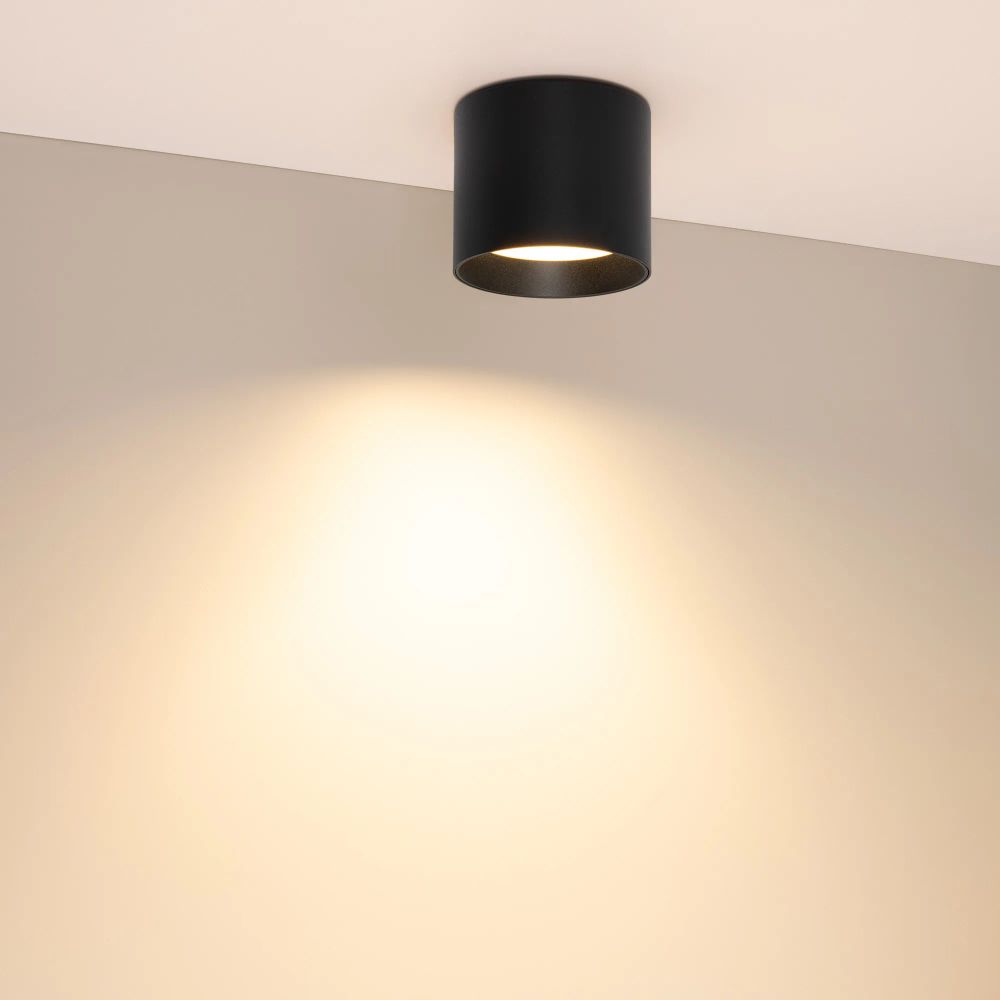 Светильник SP-BISCOTTO-R90-8W Warm3300-MIX (BK, 80 deg, 230V) (Arlight, IP54 Металл, 5 лет) 054911