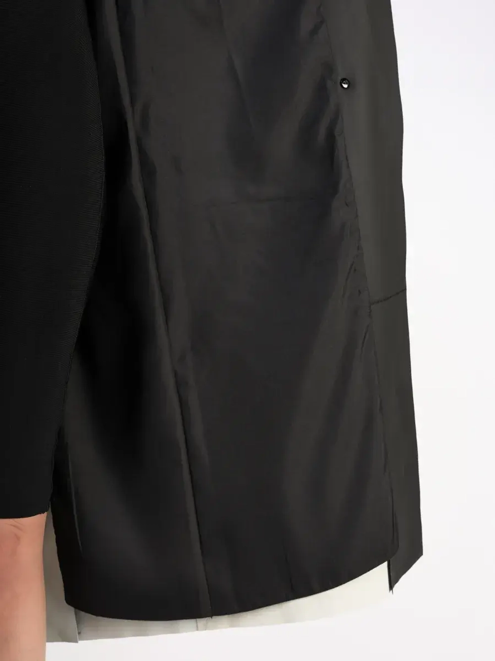 Кожаный тренч длинный с поясом плащ на осень