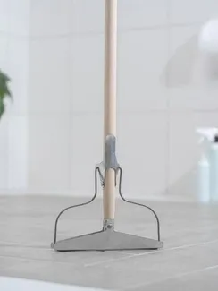 Тряпкодержатель, деревянная ручка, 19×2×122 см