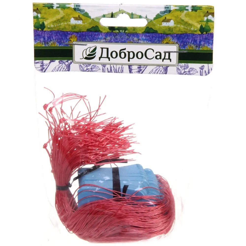 Бирка навесная для маркировки растений 3,5*5см «Памятка» с подвесом 100шт в пакете ДоброСад