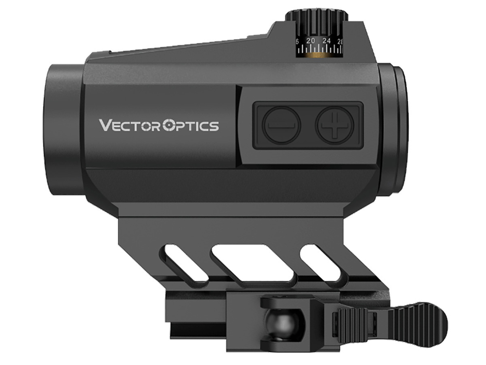 Коллиматор Vector Optics Maverick-II 1x22 Solar, закрытого типа, точка 3 МOA, красная, 7+1NV, на Weaver, IPХ4, 214г