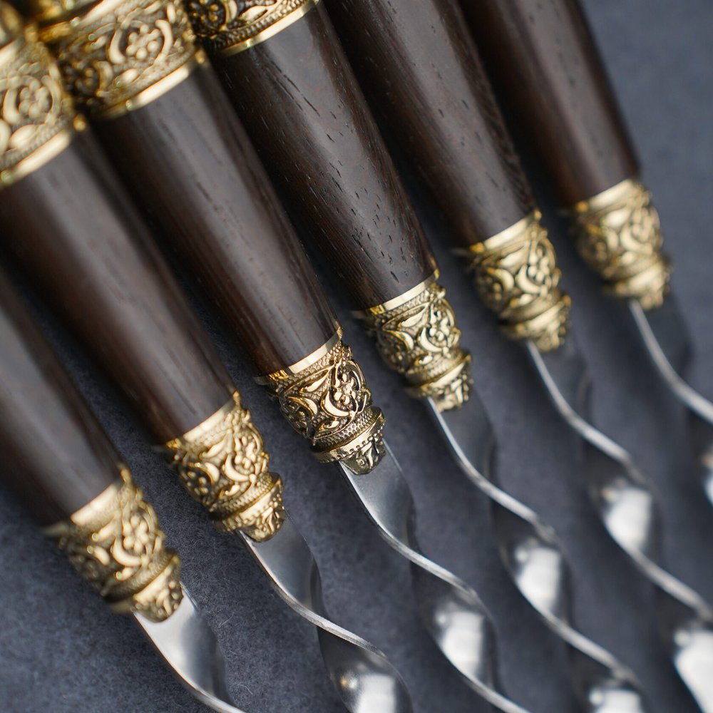 Подарочный набор шампуров "ЦСКА"