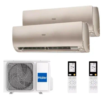 Мульти сплит-система Haier на 2 комнаты (25+35 кв.м.) FLEXIS Gold