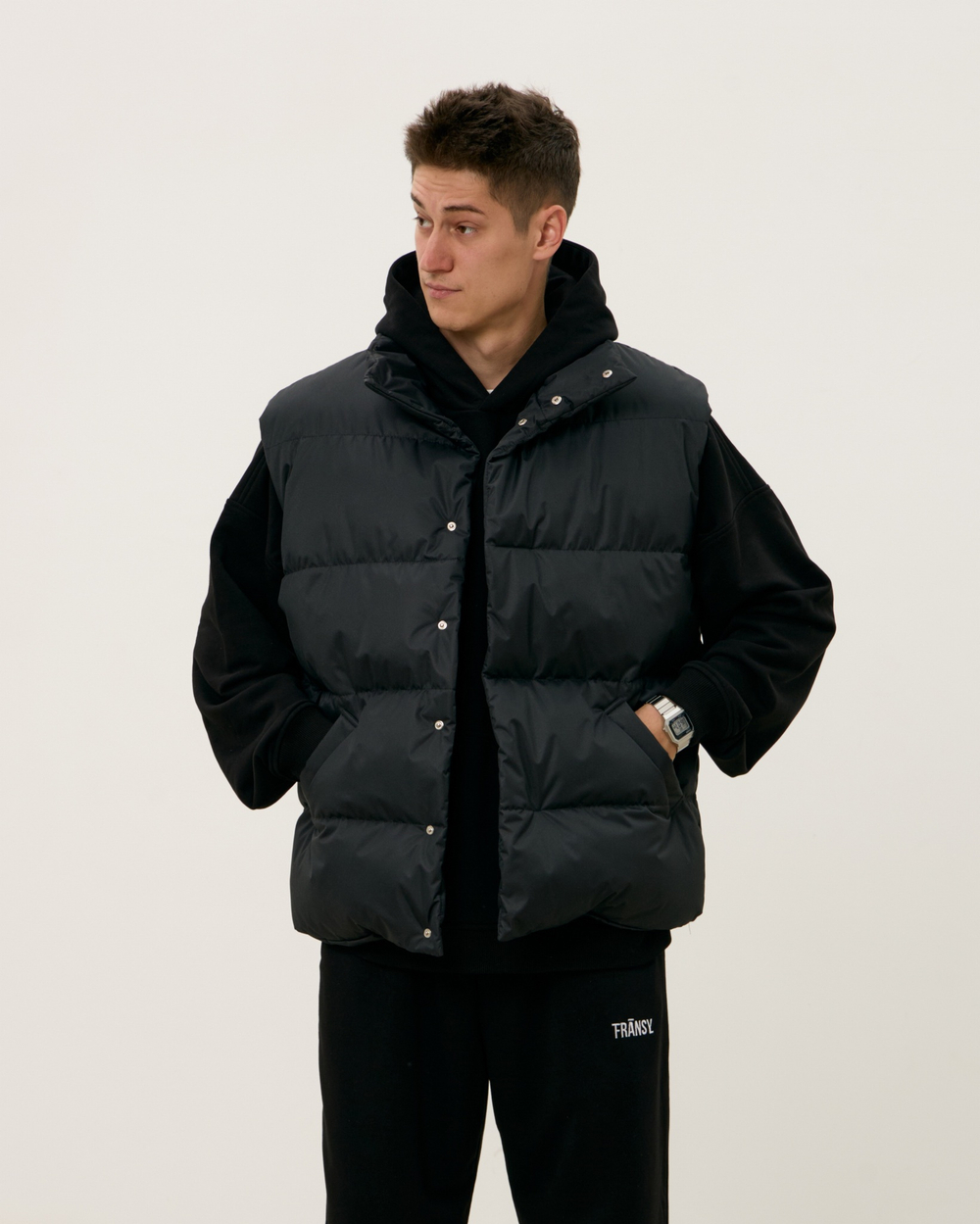 Жилет MAN, BLACK