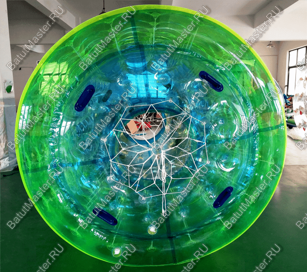 Аттракцион Водный роллер (Гидророллер) ПВХ «Перекати-поле» 2.4*2.2*2.2 м