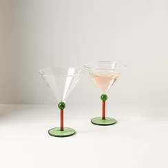 Набор креманок orb, 260 мл, зеленый/красный, 2 шт