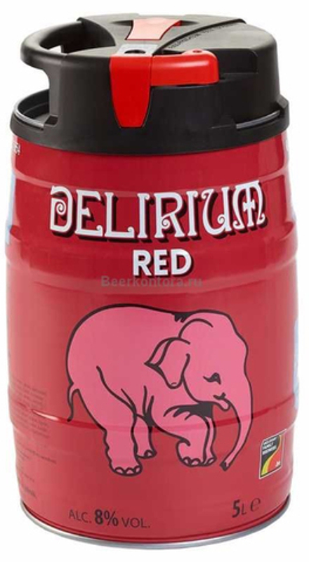 Пиво Хейге Делириум Ред / Huyghe Delirium Red 5л - бочонок