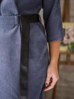 Платье 1375 темно-серый Novita (Акция)