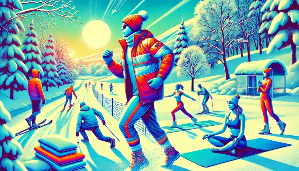 Идеи для зимних тренировок. Как не замерзнуть и оставаться активным! ❄️🏋️‍♀️