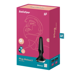 Анальная пробка Satisfyer Plug-ilicious 2 черная
