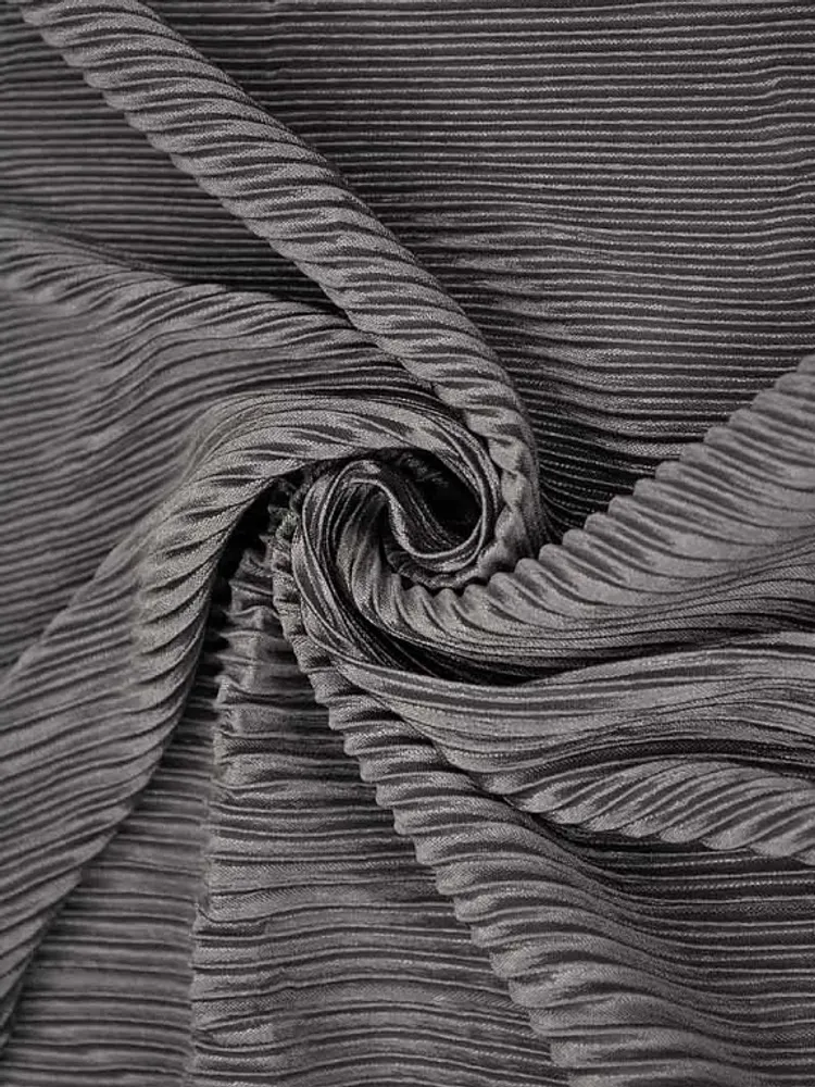 Ткань Гофре 140 гр/м2, 100% пэ, ш. 160 см, серый