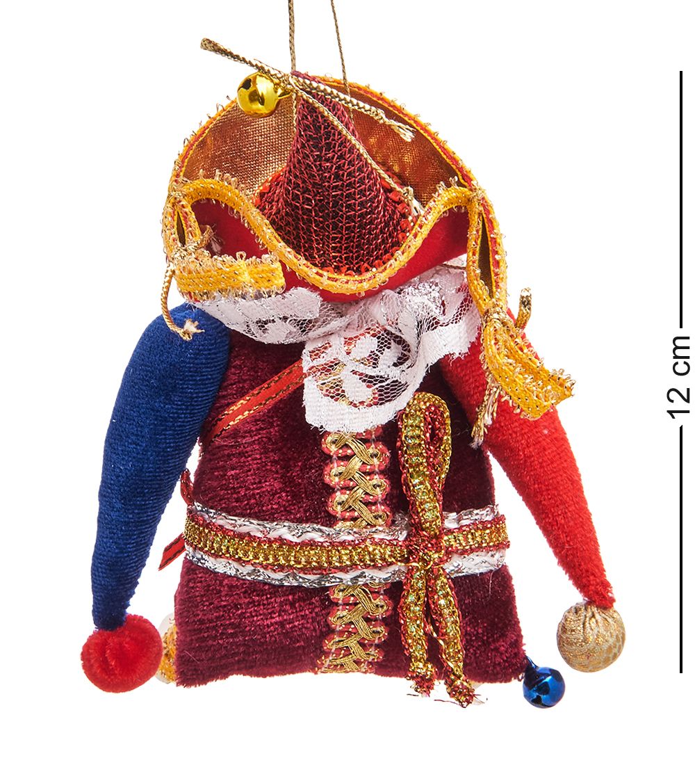 РусКукла RK-799 Кукла подвесная «Клоун в большой шляпе»