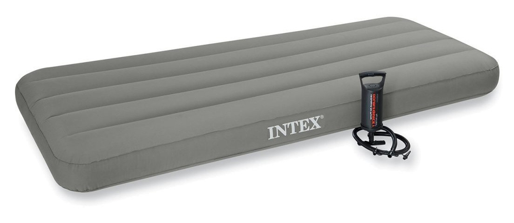 Надувной туристический матрас Intex 76х191х18 см.