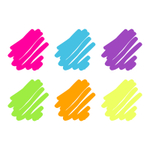 Набор гелевых ручек ArtSpace "Abstraction" 6шт.,06цв., 1,0мм, неоновые, ПВХ чехол