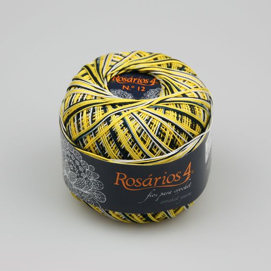 Пряжа ROSARIOS 4 Хлопок мерсеризованный принт № 12 (100% мерсеризованный хлопок)