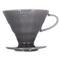 Воронка керамическая для приготовления кофе HARIO V60-02, серая