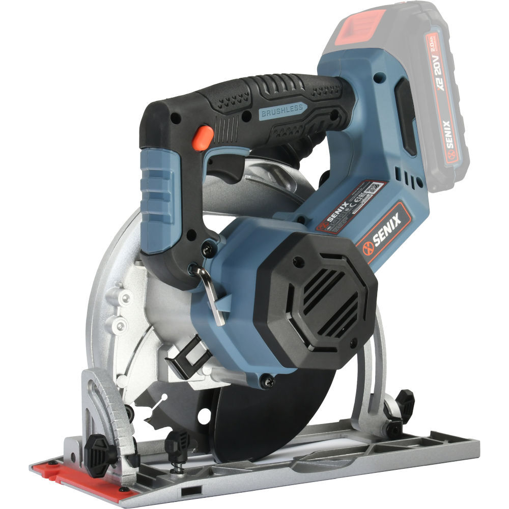 Пила циркулярная аккумуляторная SENIX PSCX2-M8-EU-0, без акб и зу