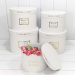 Коробка 32х24.5 см Набор 5 шт "Maison des fleurs" (Белый)