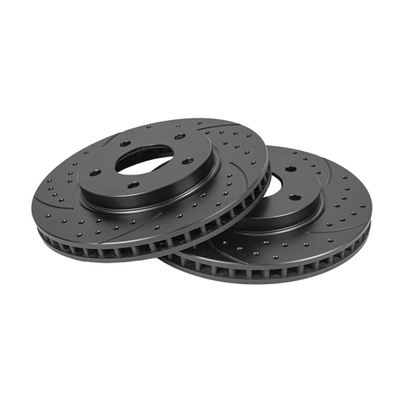 Диск тормозной GANZ передний перфорированный PRO-Line с покрытием (комплект - 2 шт) MITSUBISHI Lancer / Sportback 1.5 / 1.8 / 2.0 Арт.: GIJ10058S