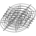 Защитная металлическая решетка ЭРА SPP-AC8-402-200 для светильников SPP-402 мощностью 200Вт