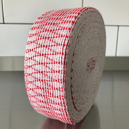 Сетка формовочная Ø 150 мм (красно-белая) (10 м)