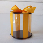 Упаковка для торта ТУБУС ПРЕМИУМ d-16 h-15 см (ЛХДФ Черный)