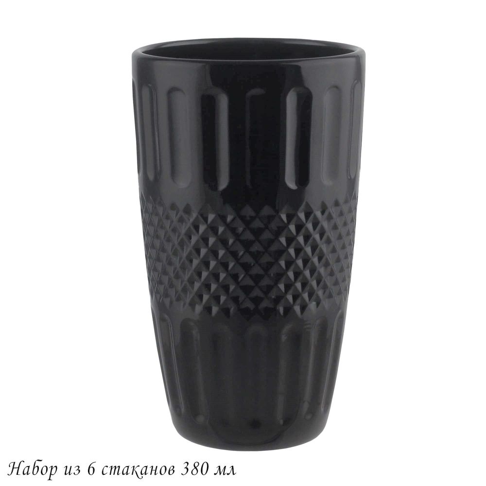 Lenardi 583-014 Набор из 6 стаканов 380 мл в под.уп.(х4)Стекло