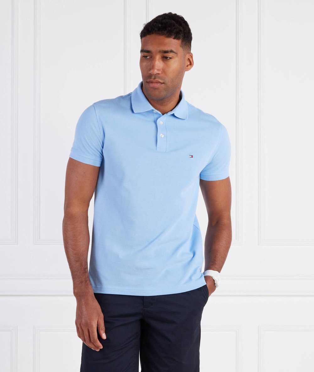 Поло 1985 Tommy Hilfiger - голубой(MW0MW17771)