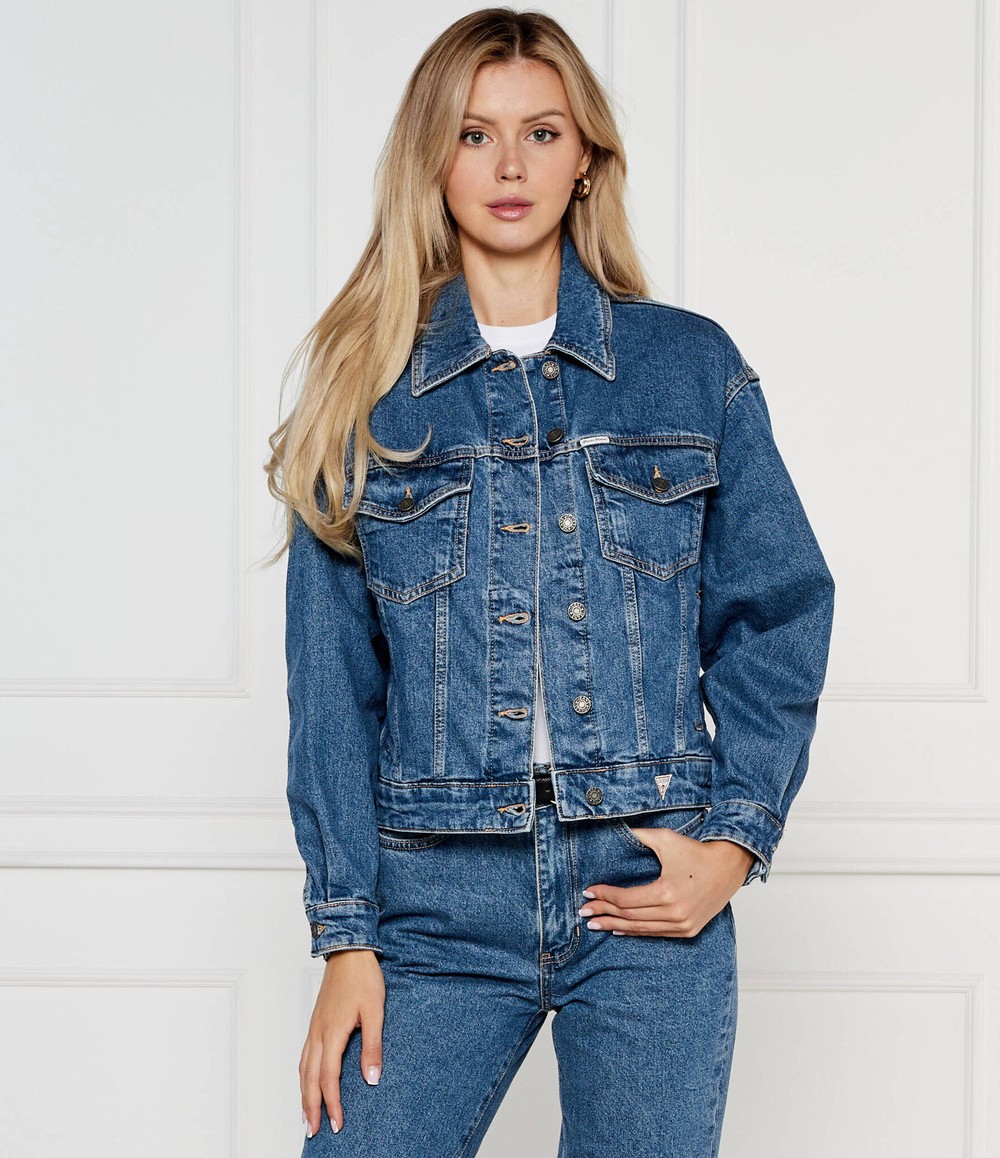 Джинсовая куртка Guess Jeans - голубой(W4YN56 D5CC3)