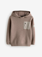 Толстовка с капюшоном для мальчика Next 433-572, Коричневый