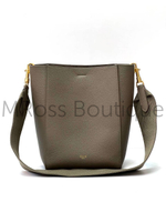 SANGLE BUCKET BAG IN SOFT GRAINED CALFSKIN