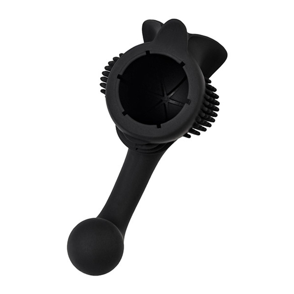 Сменная силикон женская насадка 12,9см для вибратора-wand Lovense Domi 2