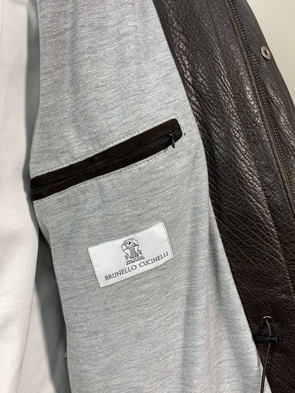 Замшевая куртка Brunello Cucinelli