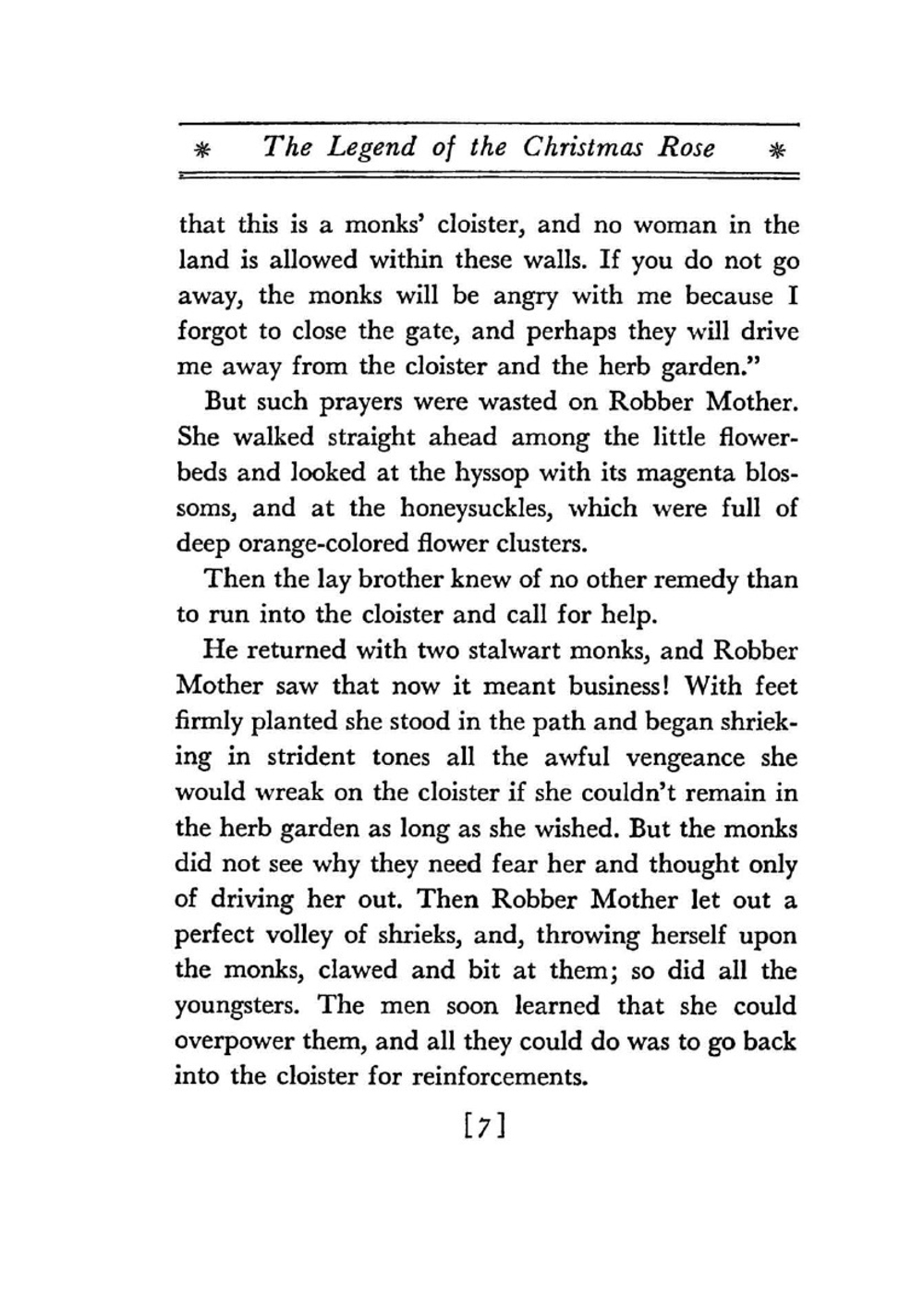 The legend of the Christmas rose | Lagerlöf Selma