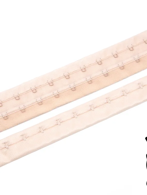 Крючки/петли на ленте, двухрядные, Arta-F, телесный 126