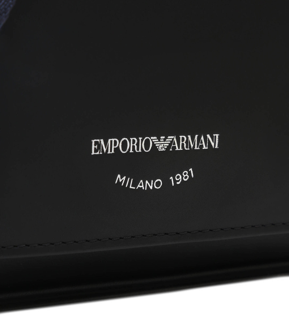 Кожаная сумка-мессенджер Emporio Armani - черный(Y3H294 Y478E)