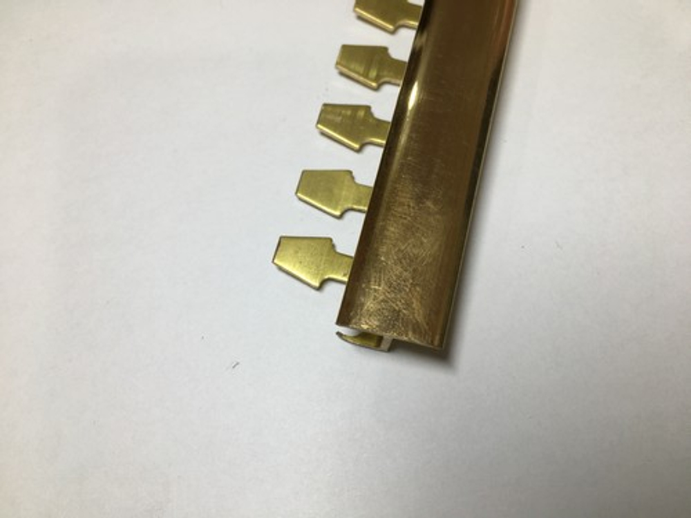 ЛTZг 14мм "CZ" 2,5м Полир. Z-об. гиб. 9мм латунь