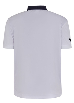 Мужское теннисное поло EA7 Man Jersey Polo Shirt - белый