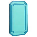 TIFFANY & CO. Twill Leather Tablet Bag Small Unisex Blue